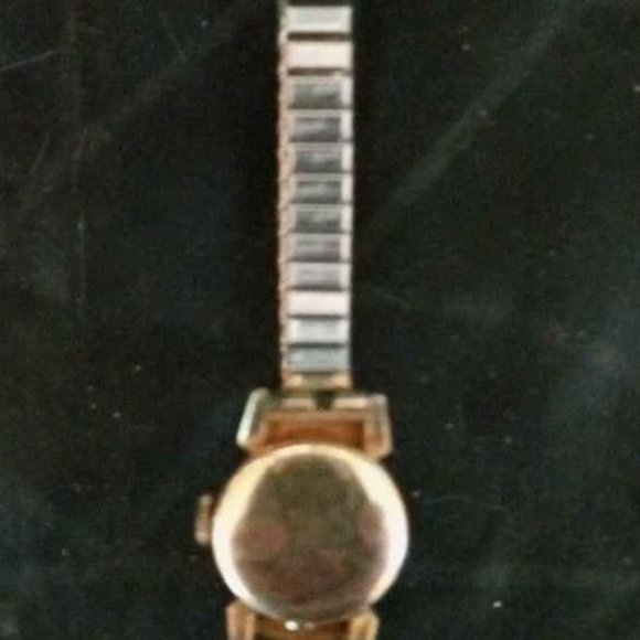 VINTAGE LADY ELGIN 14KT FILLED MANUAL WIND WATCH WITH SPEIDEL 10KT GOLD FILLED - Picture 5 of 7